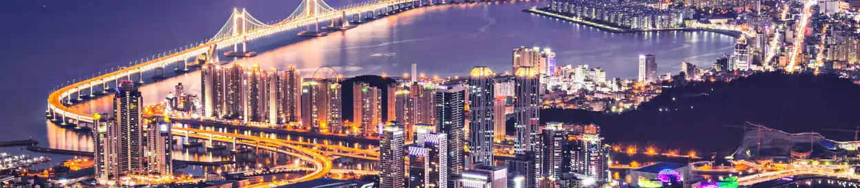 The Busan skyline