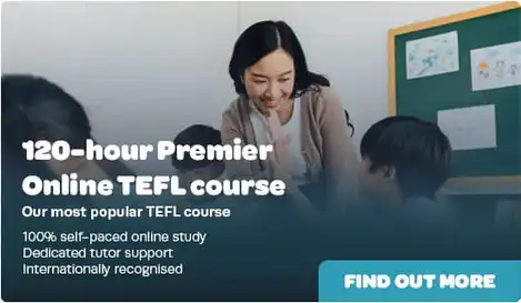Our best-selling 120-hour Premier Online TEFL course