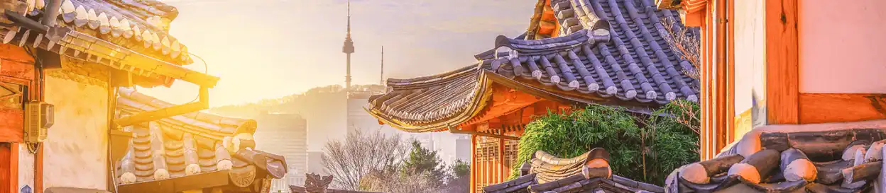 Traditional buildings in South Korea