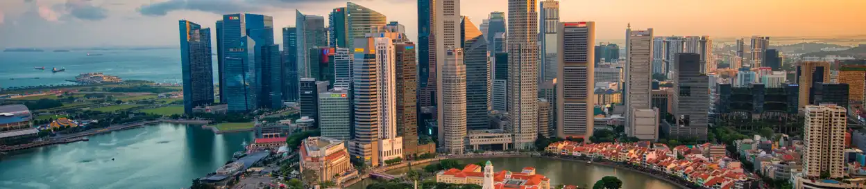 Singapore city skyline