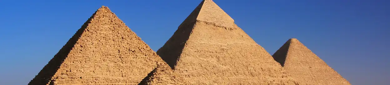 The pyramids in Egypt