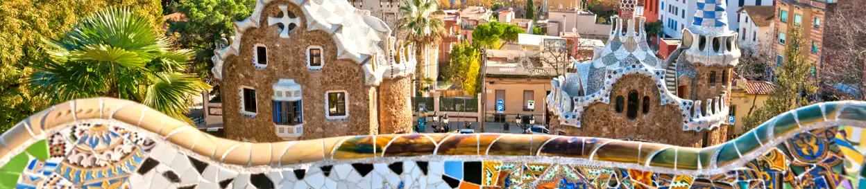 A view of Barcelona's old town