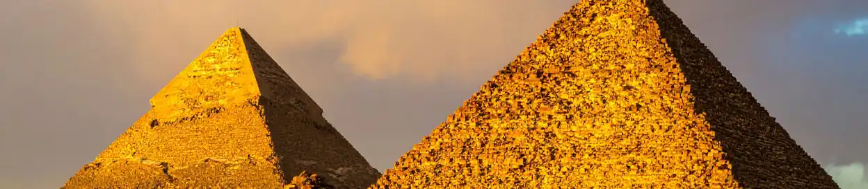 The pyramids of Giza