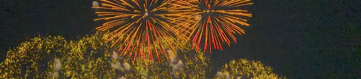 Fireworks in Hong Kong