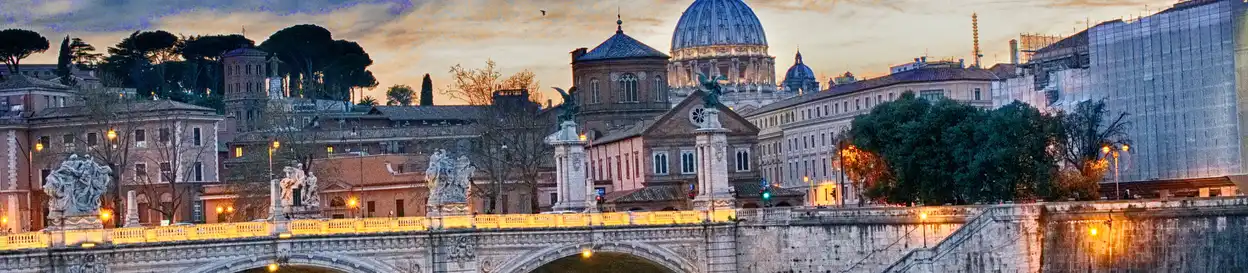 Rome at sunset
