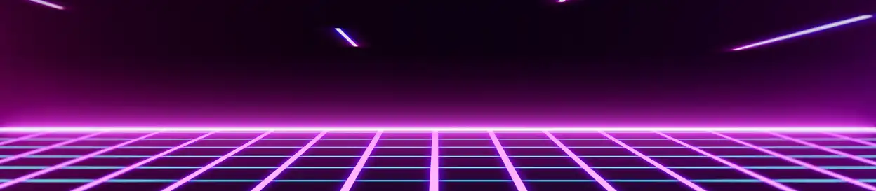 A Tron-esque video game setting