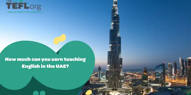 How much can you earn teaching English in the UAE?