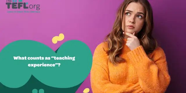 What counts as “teaching experience”?