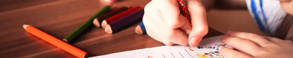 Child writing 