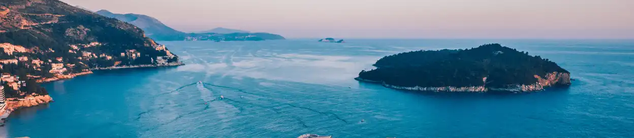 A coastal scene in Croatia