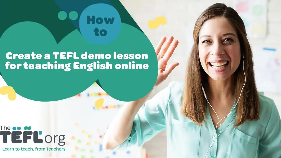 How to create a TEFL demo lesson for teaching English online
