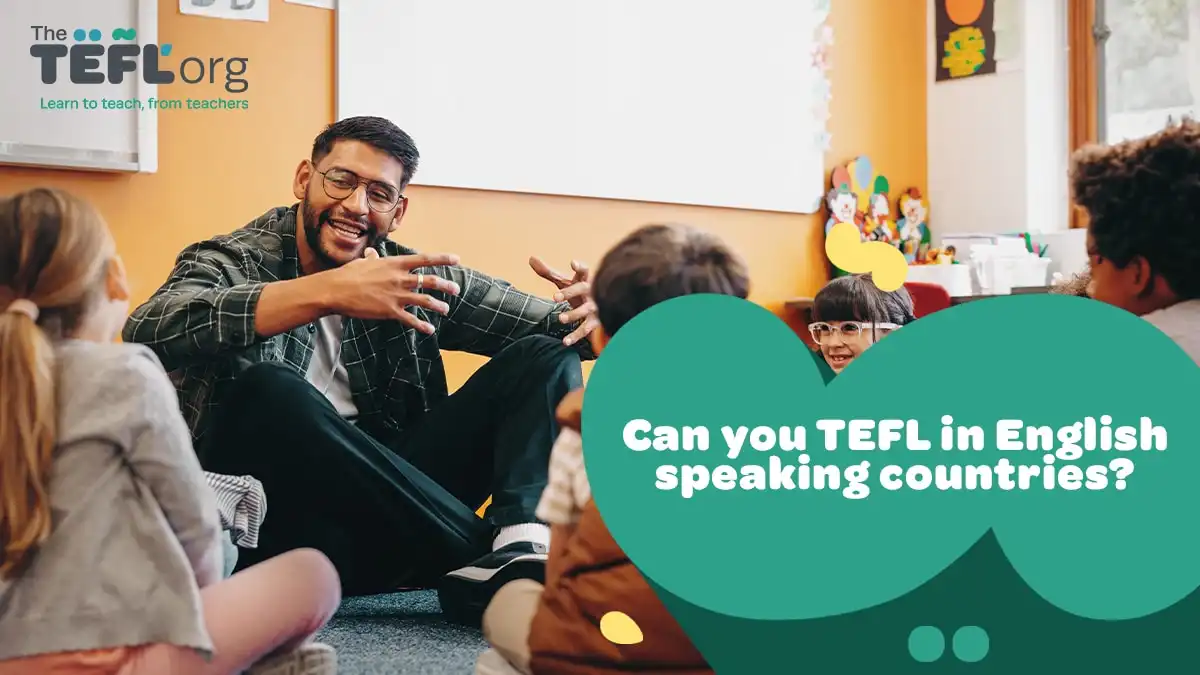 Can you TEFL in English-speaking countries?