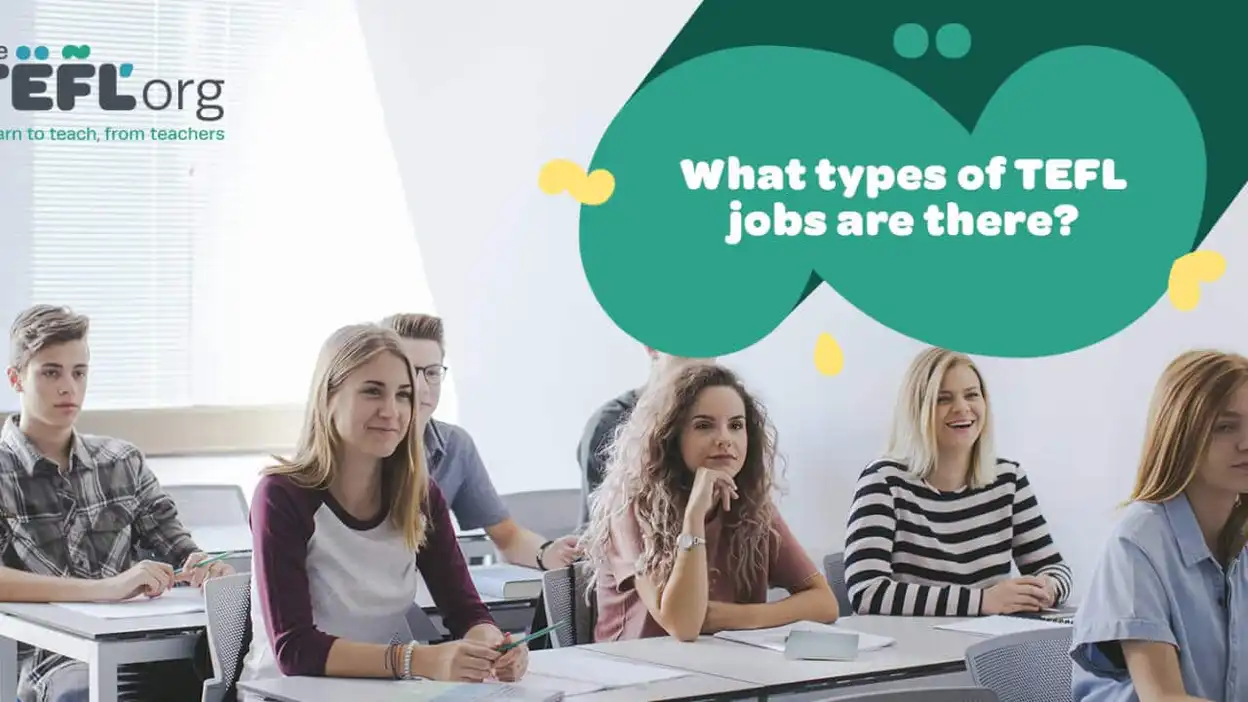 What types of English teaching jobs are there?