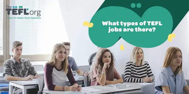 What types of English teaching jobs are there?
