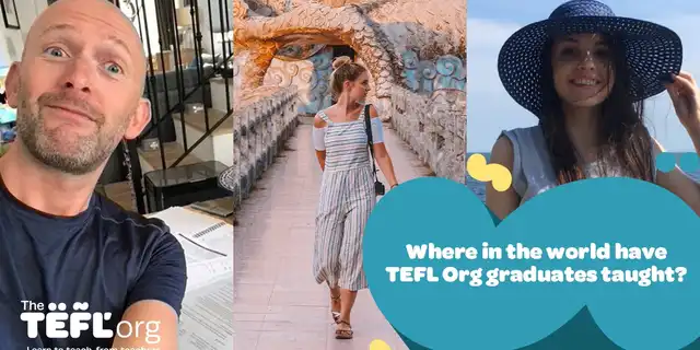 Where in the world have TEFL Org graduates taught English?