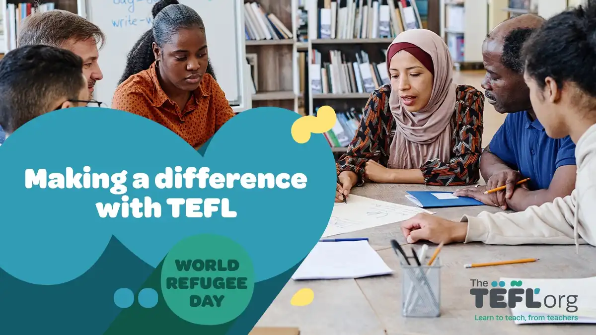 World Refugee Day: making a difference with TEFL