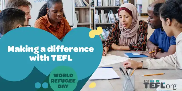 World Refugee Day: making a difference with TEFL